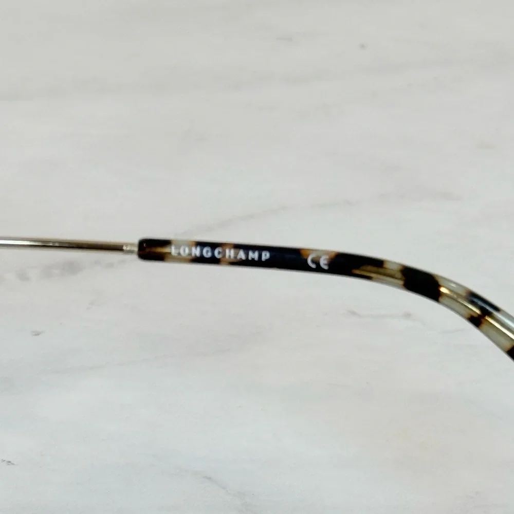 🔥Longcham Square Eyeglass Frames - Neutral Tortoiseshell Excellent condition🔥
